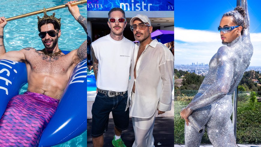 How EVITA and MISTR Took Over a Hollywood Hills Mansion for the Summer’s Wildest Pool Party