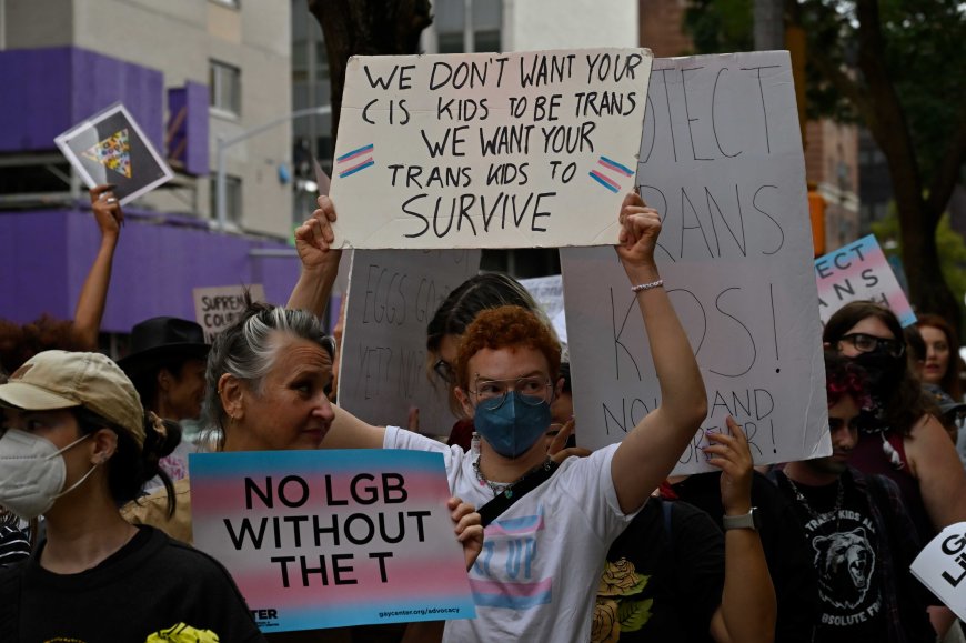 LGBTQ activists protest at NYU Langone after hospital settles with DOJ to end gender-affirming care for youth