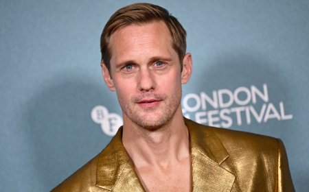 Alexander Skarsgård’s Funky Footwear Has People Talking at ‘Wicker’ Premiere