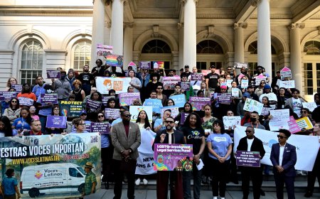 At City Hall, advocates call for $15 million fund to support LGBTQ immigrants