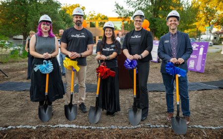 [PHOTOS] The future looks bright for LGBTQ+ youth in Texas at ground breaking for new Blue Bungalow